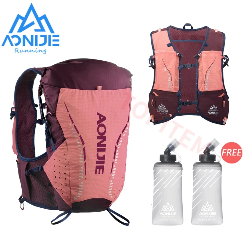 AONIJIE Newest Pink C9104S 18L Ultralight Outdoor Vest Hydration Backpack With 2pcs 500ml Soft Water Flask Marathon Race Running
AONIJIE Newest Pink C9104S 18L Ultralight Outdoor Vest Hydration Backpack With 2pcs 500ml Soft Water Flask Marathon Race Running