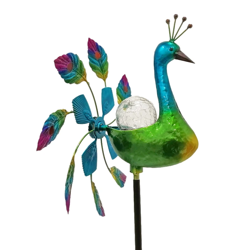 Wrought Iron Three-Dimensional Single-Sided Small Peacock Windmill Solar Light Outdoor Garden Courtyard Decoration
Wrought Iron Three-Dimensional Single-Sided Small Peacock Windmill Solar Light Outdoor Garden Courtyard Decoration