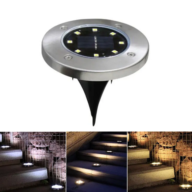 4 PCS LED Solar Light Outdoor 8 Leds Ground Light LED Garden Lawn Light Solar Powered Underground Lights White&warm white
4 PCS LED Solar Light Outdoor 8 Leds Ground Light LED Garden Lawn Light Solar Powered Underground Lights White&warm white