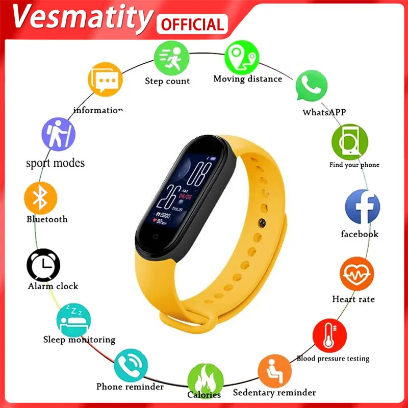 2022 New M5 Smart Watch Heart Rate Monitor Waterproof Kids Sports For Apple Xiaomi Huawei
2022 New M5 Smart Watch Heart Rate Monitor Waterproof Kids Sports For Apple Xiaomi Huawei