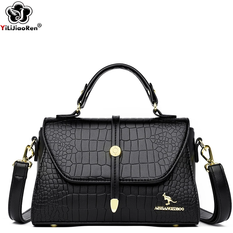 Luxury Alligator Snake Pattern Handbag Purse Women Famous Brand Leather Shoulder Bag Female New Elegant Ladies Crossbody Bags
Luxury Alligator Snake Pattern Handbag Purse Women Famous Brand Leather Shoulder Bag Female New Elegant Ladies Crossbody Bags