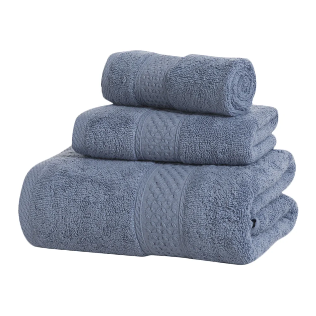 3 Pcs/set Home Hotel Cotton Towel Hands Face Body Water Sweat Absorption Cleaning Drying Towel, Medium Grey
3 Pcs/set Home Hotel Cotton Towel Hands Face Body Water Sweat Absorption Cleaning Drying Towel, Medium Grey