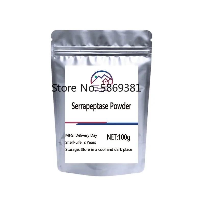 Hot sale high quality neutral protease Serrapeptase powder,Seradase Enzyme Powder for Care skin&Cosmetic Serum
Hot sale high quality neutral protease Serrapeptase powder,Seradase Enzyme Powder for Care skin&Cosmetic Serum