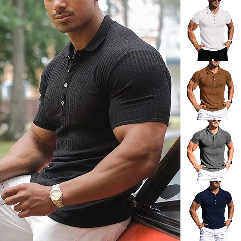 Men's Sport Tee T-Shirt Top Fitness Short Sleeve Blouse Casual Slim Fit Stretch Ribbed Summer Breathable Gym Bodybuilding Tee
Men's Sport Tee T-Shirt Top Fitness Short Sleeve Blouse Casual Slim Fit Stretch Ribbed Summer Breathable Gym Bodybuilding Tee
