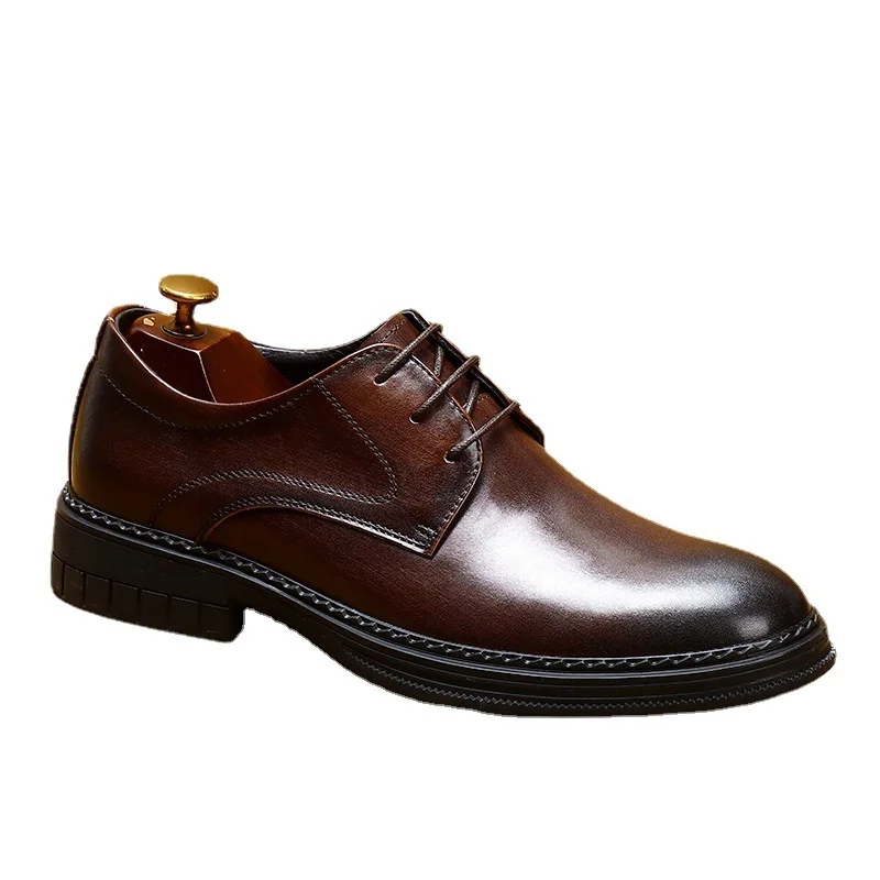 Men Thick Bottom Fashion High Quality Genuine Leather Shoes Men,Lace-Up Business Men Shoes,Men Dress Shoes,Summer Spring Autumn
Men Thick Bottom Fashion High Quality Genuine Leather Shoes Men,Lace-Up Business Men Shoes,Men Dress Shoes,Summer Spring Autumn