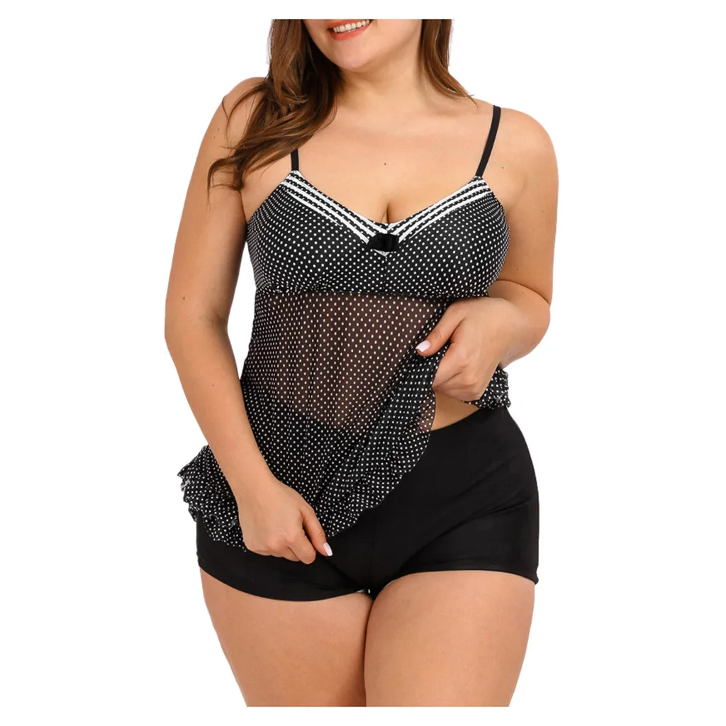 Dot Piece Plus Tankini Women Swimsuit Size Two Print Swimwear Set Sexy Swimwears Tankinis Set Swimwears Women's bathing suits
Dot Piece Plus Tankini Women Swimsuit Size Two Print Swimwear Set Sexy Swimwears Tankinis Set Swimwears Women's bathing suits