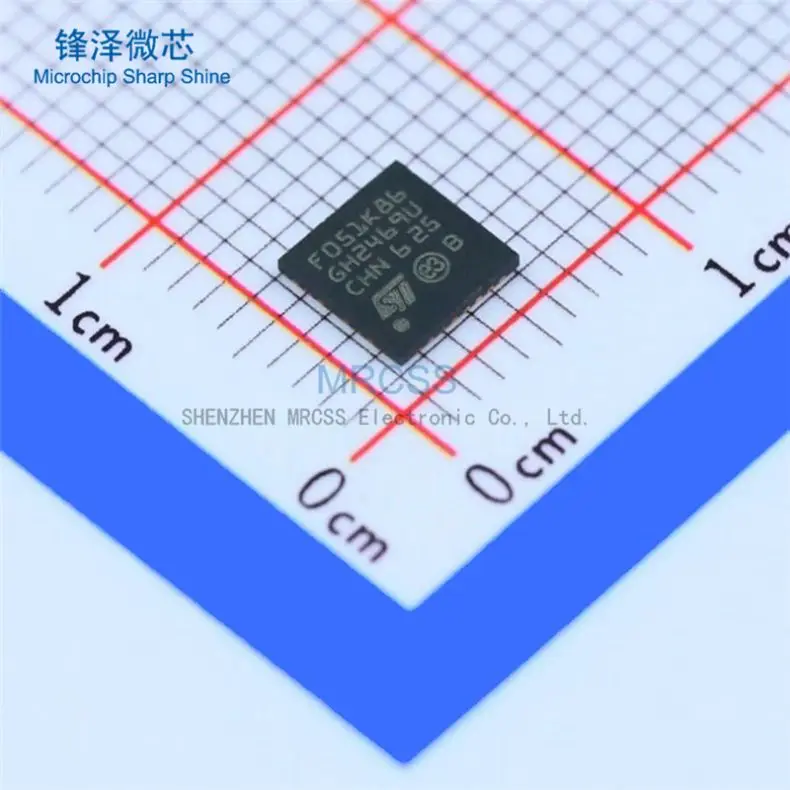 MCU 32-битный GP STM32F ARM Cortex M0 RISC 64kB Flash 32-контактный лоток UFQFPN-лотки STM32F051K8U6
MCU 32-битный GP STM32F ARM Cortex M0 RISC 64kB Flash 32-контактный лоток UFQFPN-лотки STM32F051K8U6
