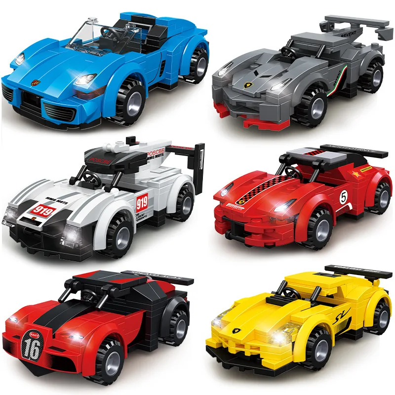 City Racing Car Assembled Pull Back Sports Car Model 6-year-old Building Blocks Boy's Toy Small Bricks Free Shipping Items
City Racing Car Assembled Pull Back Sports Car Model 6-year-old Building Blocks Boy's Toy Small Bricks Free Shipping Items