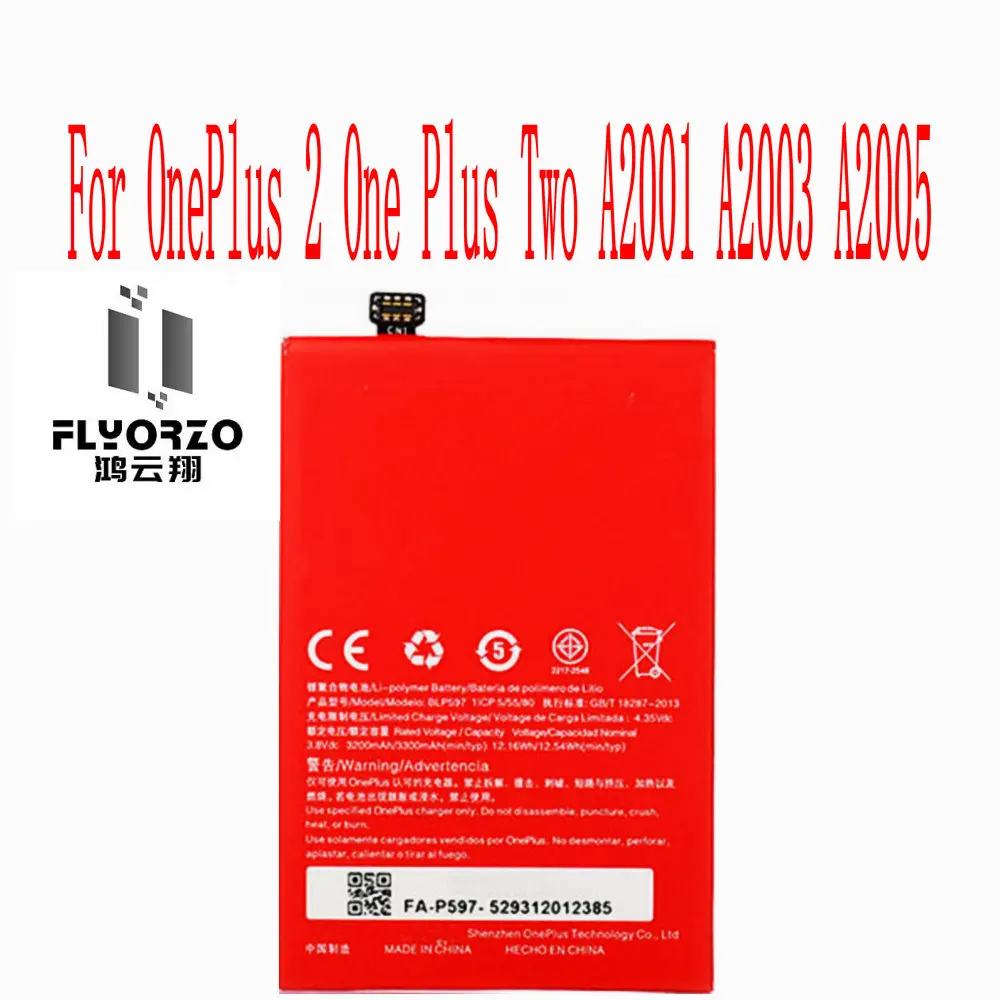 High Quality 3300mAh BLP597 Battery For OPPO OnePlus 2 One Plus Two A2001 A2003 A2005 Cell Phone
High Quality 3300mAh BLP597 Battery For OPPO OnePlus 2 One Plus Two A2001 A2003 A2005 Cell Phone