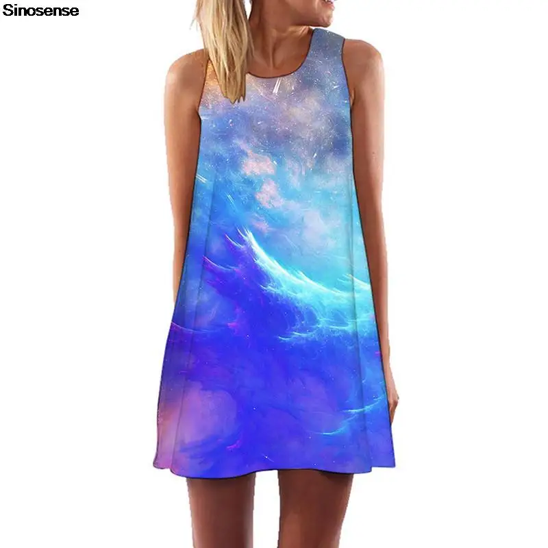 New Vintage Beach Party Dresses 2022 Sleeveless O Neck Summer Boho Dress Women Tie Dye Print Sexy Mini Short Loose Chiffon Dress
New Vintage Beach Party Dresses 2022 Sleeveless O Neck Summer Boho Dress Women Tie Dye Print Sexy Mini Short Loose Chiffon Dress
