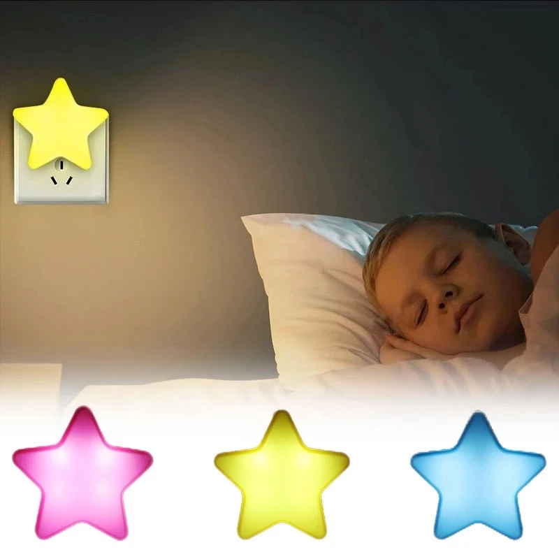 LED Night Lamp Remote Control Plug Star Shape Lamp Home Kids Bedroom Bedside Wall Lights Lamps Child Baby Sleep Night Light
LED Night Lamp Remote Control Plug Star Shape Lamp Home Kids Bedroom Bedside Wall Lights Lamps Child Baby Sleep Night Light