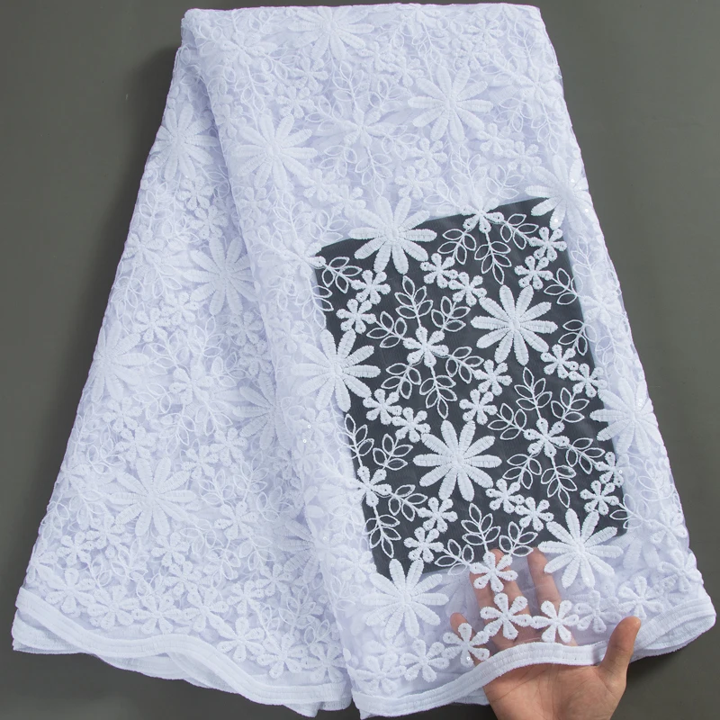 SJD LACE African Lace Fabric 2023 High Quality French Mesh Milk Silk Lace with Sequins for Sewing Wedding Party Dresses A3202
SJD LACE African Lace Fabric 2023 High Quality French Mesh Milk Silk Lace with Sequins for Sewing Wedding Party Dresses A3202