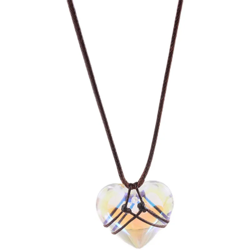 2022 New Fashion Diamond Castle Gradient Love Necklace Heart Shape Crystal Magic Love Necklace Princess Natural Crystal
2022 New Fashion Diamond Castle Gradient Love Necklace Heart Shape Crystal Magic Love Necklace Princess Natural Crystal