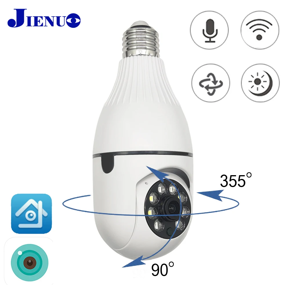 Light Bulb Camera Wireles IP PTZ Auto Tracking Cctv Security Surveillance Full Color IR NightVision Wifi HD Home Cam ICsee XMeye
Light Bulb Camera Wireles IP PTZ Auto Tracking Cctv Security Surveillance Full Color IR NightVision Wifi HD Home Cam ICsee XMeye