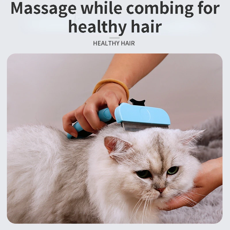Pet Comb Dog Cat Universal Pet Groomer Handle Type Comb Cutter Head Cat Hair Removal Comb Precision Comb Dog Hair Brush Grooming
Pet Comb Dog Cat Universal Pet Groomer Handle Type Comb Cutter Head Cat Hair Removal Comb Precision Comb Dog Hair Brush Grooming