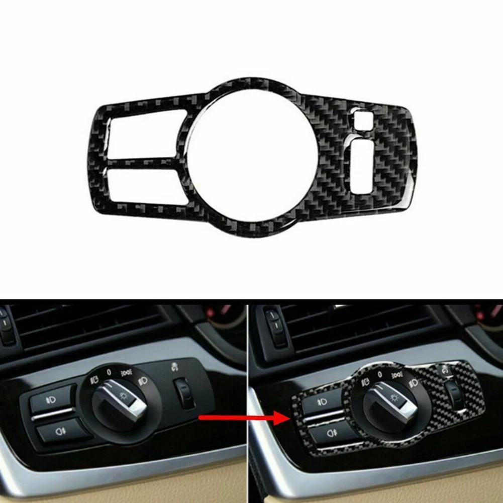 Car Headlight Switch Panel Cover Sticker Carbon Fiber Switch Panel Trim Accessories For BMW 5 Series F10 F07 F01 F25 F26 X3 X4
Car Headlight Switch Panel Cover Sticker Carbon Fiber Switch Panel Trim Accessories For BMW 5 Series F10 F07 F01 F25 F26 X3 X4