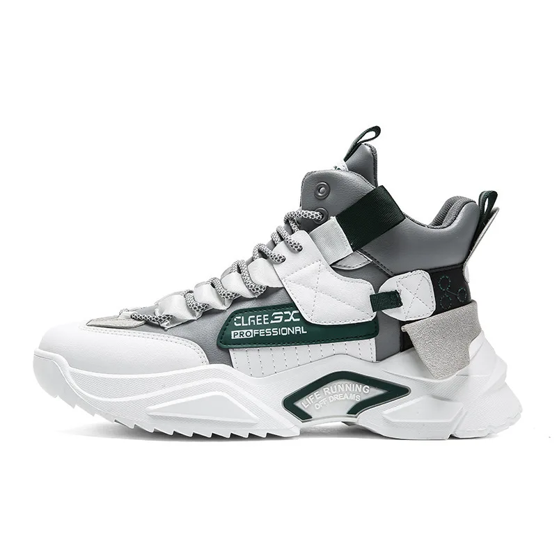 Men's Shoes 2022 Spring New High Gang Dad Shoes Thick Sole Sports Fashion Leisure Running Shoes
Men's Shoes 2022 Spring New High Gang Dad Shoes Thick Sole Sports Fashion Leisure Running Shoes