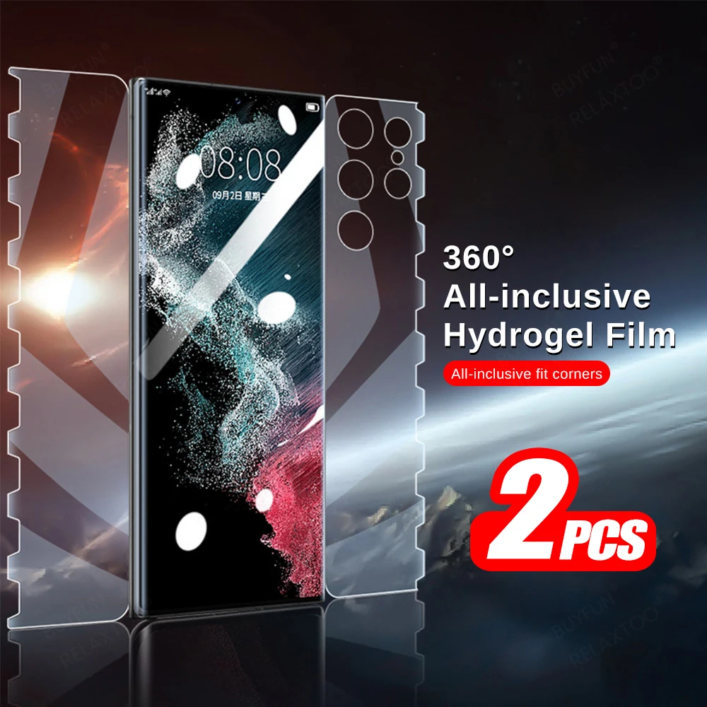 Гидрогелевая пленка для Samsung, S22 Plus, 5G, S22 Ultra, 360 градусов, на весь экран, 2 шт.
Гидрогелевая пленка для Samsung, S22 Plus, 5G, S22 Ultra, 360 градусов, на весь экран, 2 шт.