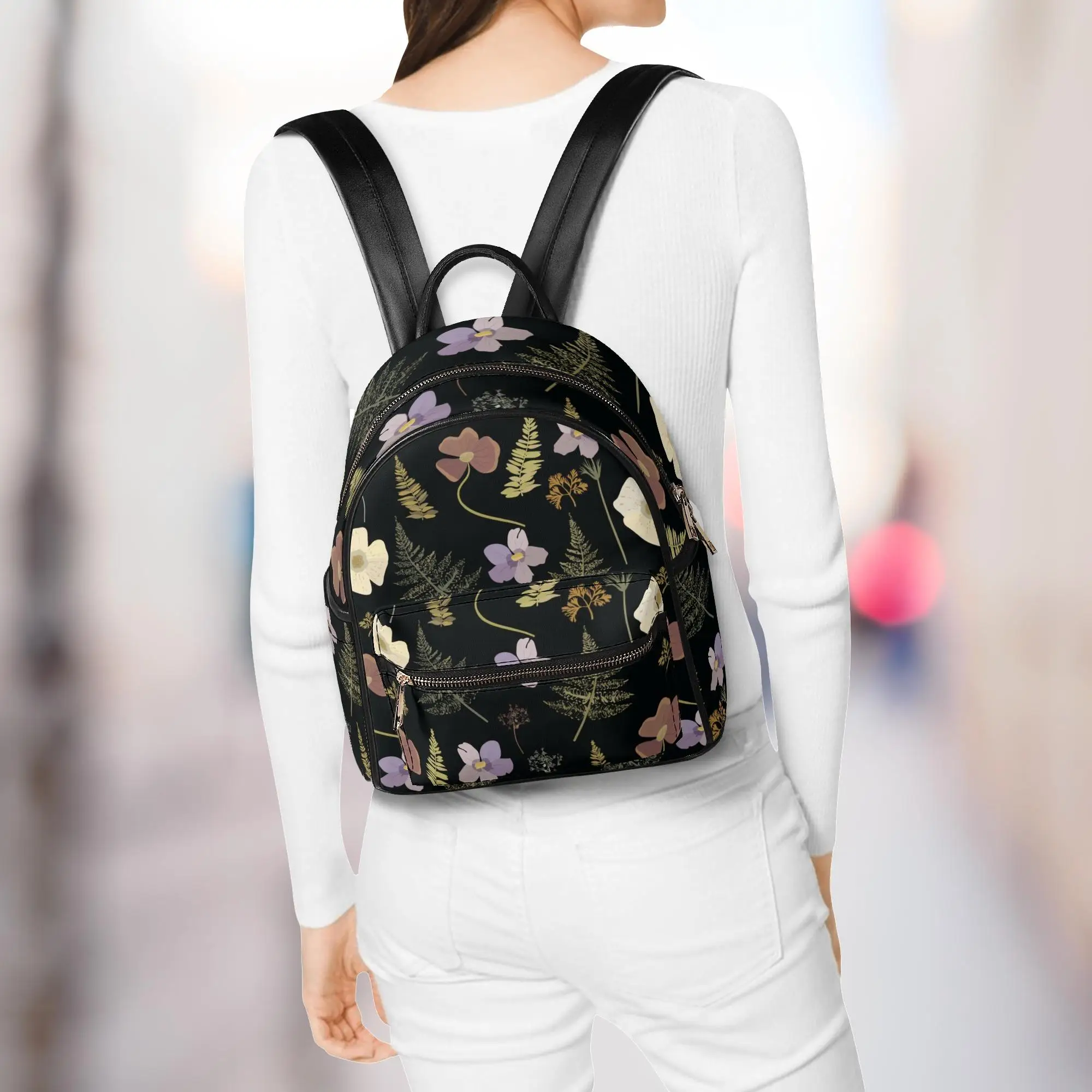 Vintage Florals Boho Retro Casual Faux Leather Backpack For Women High Quality Pocket Zipper Shoulder Bag For Work
Vintage Florals Boho Retro Casual Faux Leather Backpack For Women High Quality Pocket Zipper Shoulder Bag For Work
