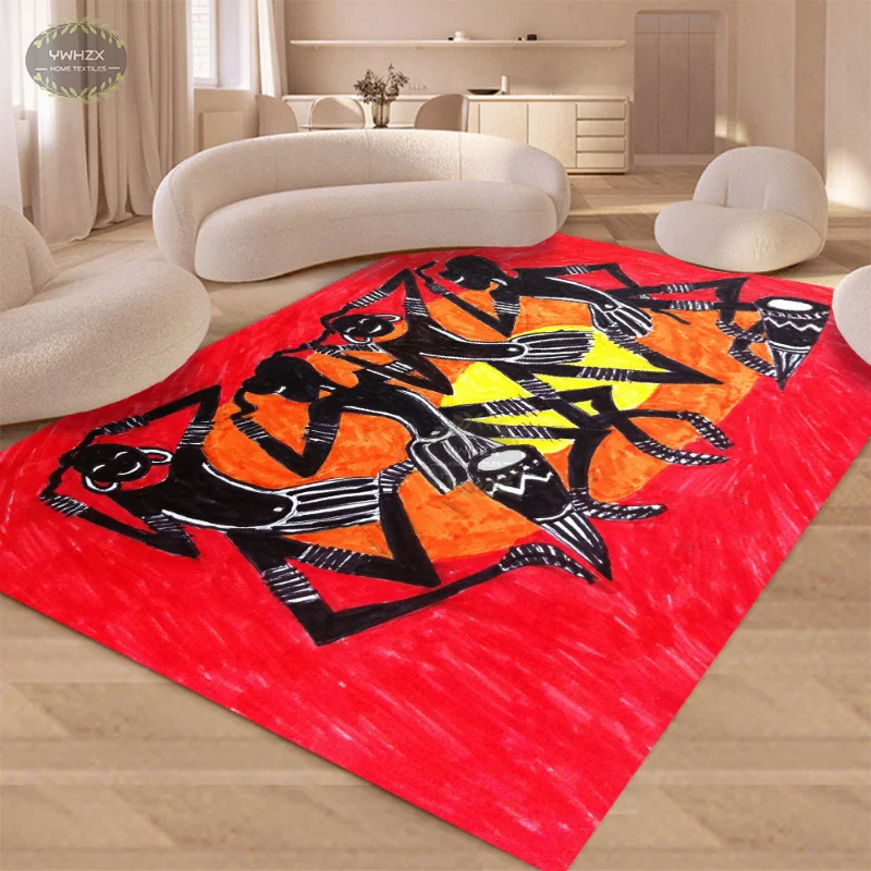 African Woman Dance Carpets for Living Room Bedroom Decor Large Rugs Corridor Table Sofa Relaxation Area Floor Mat Home Textile
African Woman Dance Carpets for Living Room Bedroom Decor Large Rugs Corridor Table Sofa Relaxation Area Floor Mat Home Textile