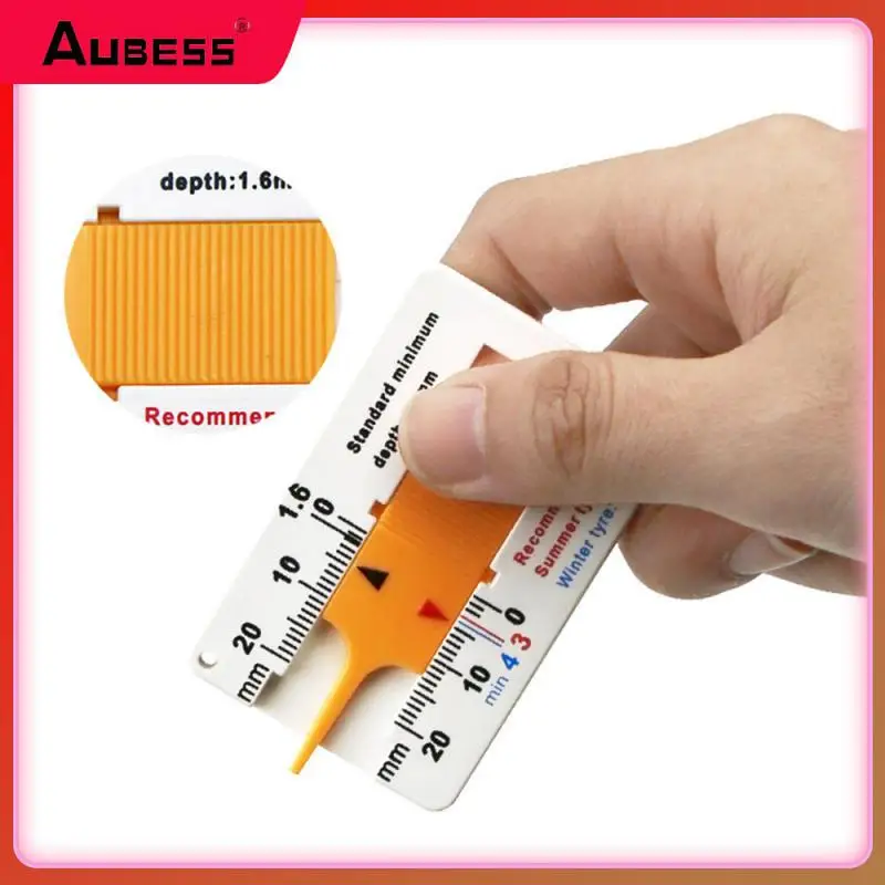 Ruler Plastic Tread Gauge Durable 1pcs Tire Tread Depth Meter Portable Universal Car Wheel Tread Depthometer Depth Indicator
Ruler Plastic Tread Gauge Durable 1pcs Tire Tread Depth Meter Portable Universal Car Wheel Tread Depthometer Depth Indicator