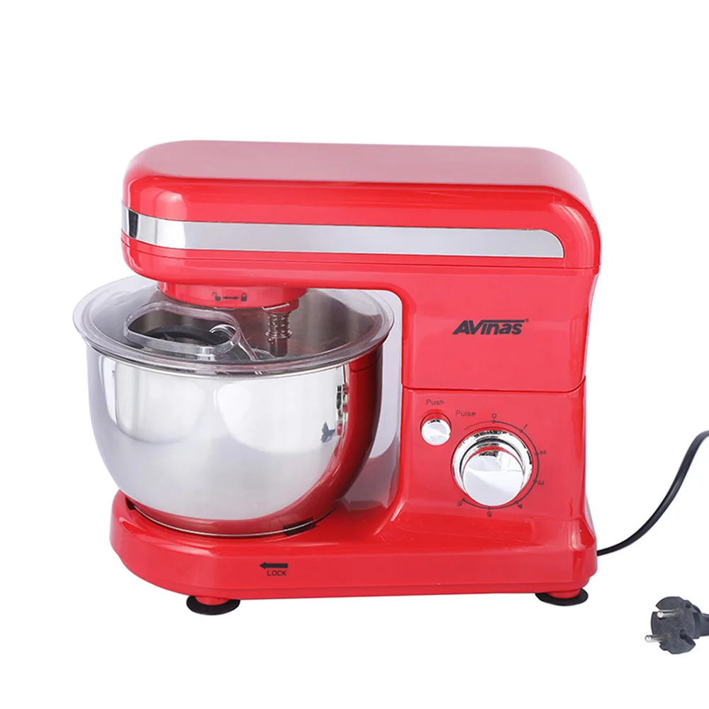 Kitchen Food Processor Cake Bread Maker Mixers Flour Baking 4.8L Cake Mixer With Bowl Bread Dough Electric Stand Mixer
Kitchen Food Processor Cake Bread Maker Mixers Flour Baking 4.8L Cake Mixer With Bowl Bread Dough Electric Stand Mixer