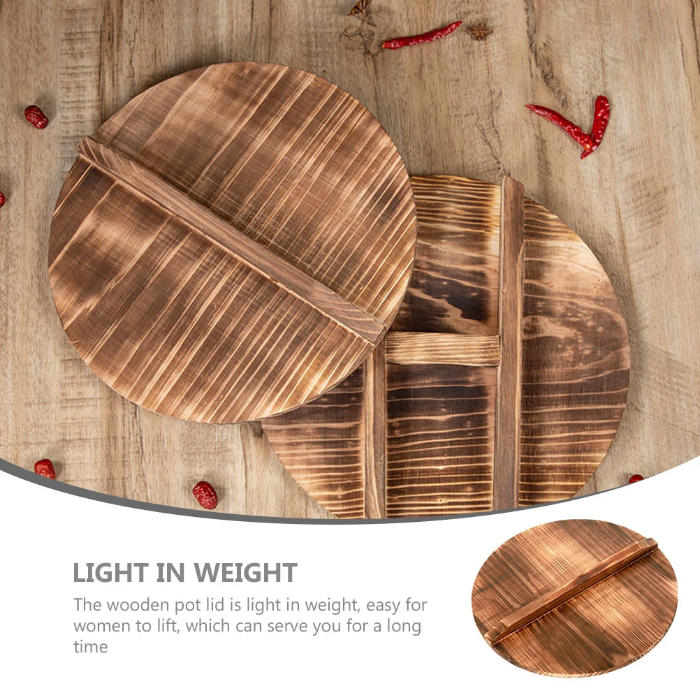 Durable Heat-resistant Wok Lid Wooden Pot Cover Round Large Wood Lid for Household Wok
Durable Heat-resistant Wok Lid Wooden Pot Cover Round Large Wood Lid for Household Wok