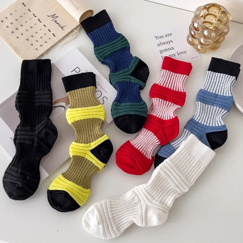1pair Japanese Harajuku High School Girls High Socks Designer Women Striped Autumn Winter Knitting Long Breathable Cotton Socks
1pair Japanese Harajuku High School Girls High Socks Designer Women Striped Autumn Winter Knitting Long Breathable Cotton Socks
