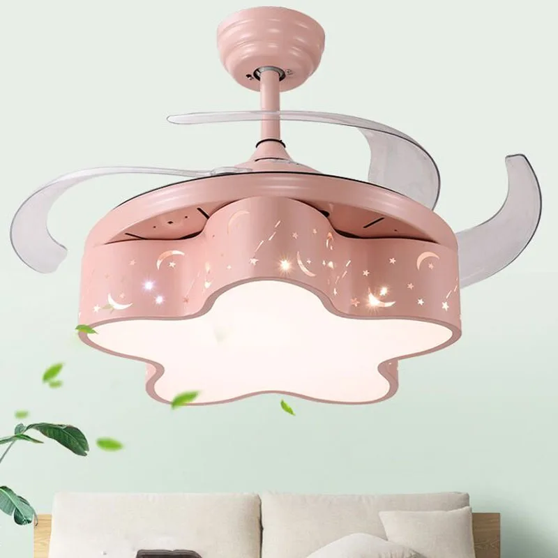 Children's Fan Light Nordic Invisible Ceiling Fan Light Restaurant Light Children's Bedroom Girl Princess Room Fan Chandeliers
Children's Fan Light Nordic Invisible Ceiling Fan Light Restaurant Light Children's Bedroom Girl Princess Room Fan Chandeliers