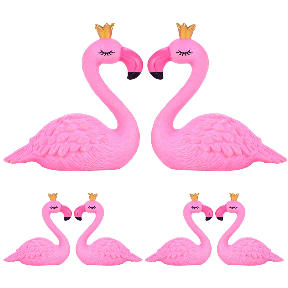 6pcs Mini Flamingo Figurines Miniature Crown Flamingo Garden Moss Landscape Ornaments
6pcs Mini Flamingo Figurines Miniature Crown Flamingo Garden Moss Landscape Ornaments
