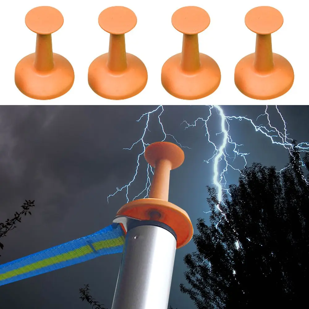 4 Pcs/Set Convenient Support Bar Awning Rod Outdoor Tent Poles Protection Cap Anti-Thunder Cap Lightning Proof Hat
4 Pcs/Set Convenient Support Bar Awning Rod Outdoor Tent Poles Protection Cap Anti-Thunder Cap Lightning Proof Hat
