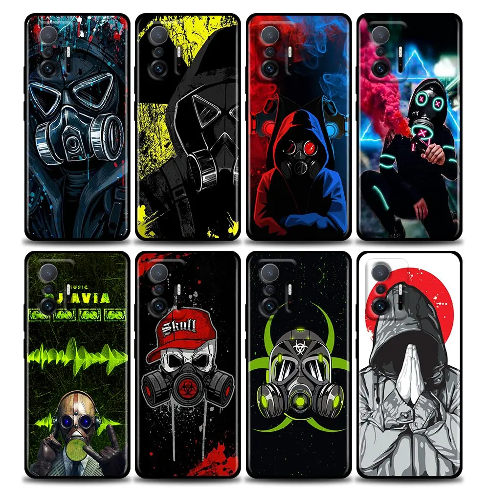 Phone Case for Xiaomi Mi 11i 12 12X 11 11X 11T Case Poco X3 NFC M3 Pro F3 GT M4 Cover Bright Black Cover Cool Man Antigas mask
Phone Case for Xiaomi Mi 11i 12 12X 11 11X 11T Case Poco X3 NFC M3 Pro F3 GT M4 Cover Bright Black Cover Cool Man Antigas mask