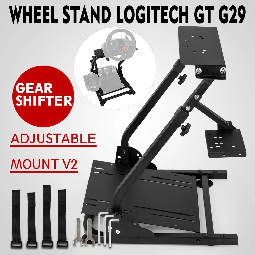 Samger Racing Simulator Cockpit Steering Wheel Stand Universal Folding Steering Wheel Holder For Logitech G25 G27 G29 G920 T300R
Samger Racing Simulator Cockpit Steering Wheel Stand Universal Folding Steering Wheel Holder For Logitech G25 G27 G29 G920 T300R