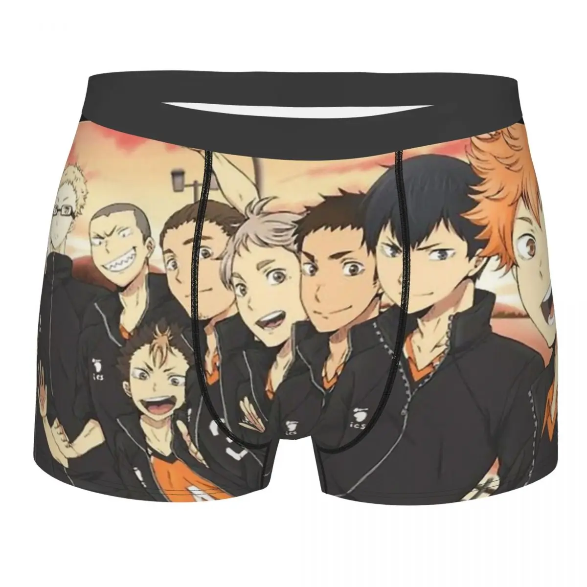 Characters Men Boxer Briefs Haikyuu Shoyo Hinata Tobio Kageyama Breathable Creative Underpants High Quality Print Shorts Gift
Characters Men Boxer Briefs Haikyuu Shoyo Hinata Tobio Kageyama Breathable Creative Underpants High Quality Print Shorts Gift
