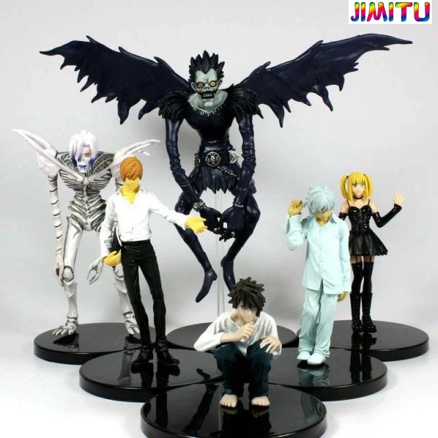Death Action Anime Figure Japanese LRyuuku Ryuk Rem Nieuwe PVC Figure Collection Model Toy Statue Dolls Boys/Girls Gift Toy
Death Action Anime Figure Japanese LRyuuku Ryuk Rem Nieuwe PVC Figure Collection Model Toy Statue Dolls Boys/Girls Gift Toy