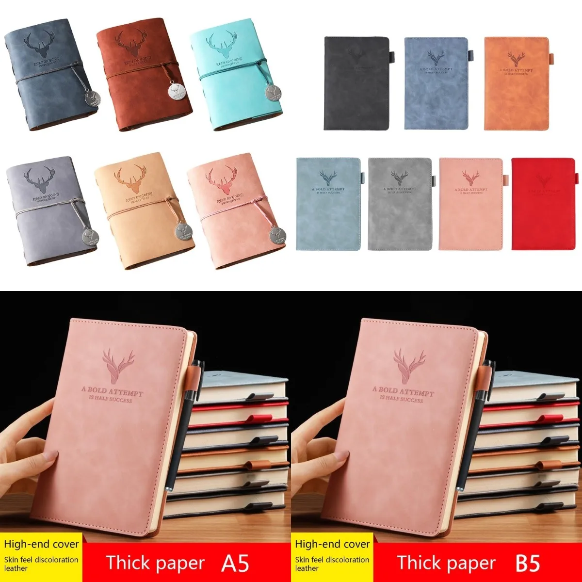 Portable Journal Notepad Pocket Notebook with Pen Holder Page Marker Ribbon 232 Pages Lined Paper for Office School Home
Portable Journal Notepad Pocket Notebook with Pen Holder Page Marker Ribbon 232 Pages Lined Paper for Office School Home