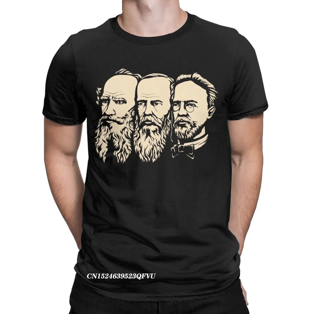 Men's Russian Tolstoy Dostoevsky Chekhov Tops T Shirts Communist Premium Cotton Funny Harajuku Manga Tees Big Size T-Shirt
Men's Russian Tolstoy Dostoevsky Chekhov Tops T Shirts Communist Premium Cotton Funny Harajuku Manga Tees Big Size T-Shirt