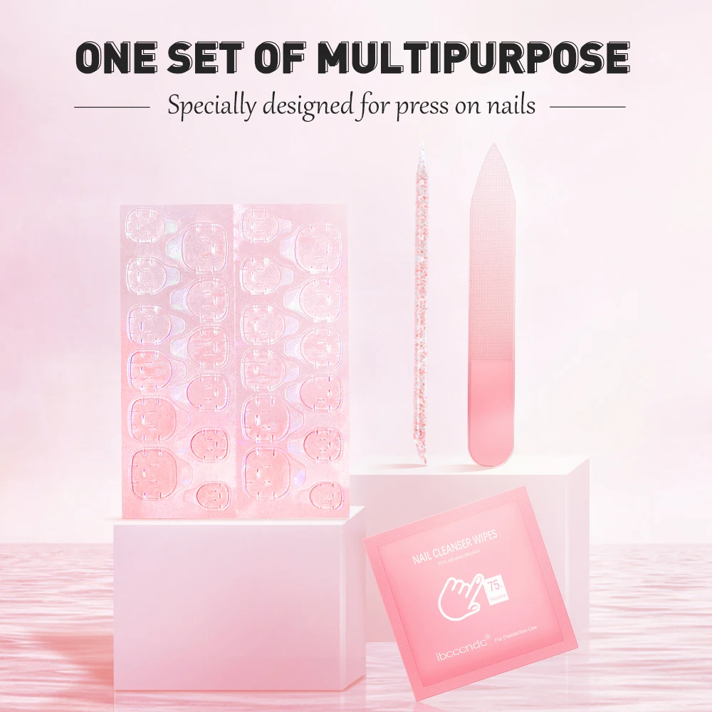 New 4Pcs/Set Press On Nails Tool Set Adhesive Tabe+ Cuticle Stick+ Nail File+ Alcohol Cotton Pad For False Nails Tip Nail Coffin
New 4Pcs/Set Press On Nails Tool Set Adhesive Tabe+ Cuticle Stick+ Nail File+ Alcohol Cotton Pad For False Nails Tip Nail Coffin
