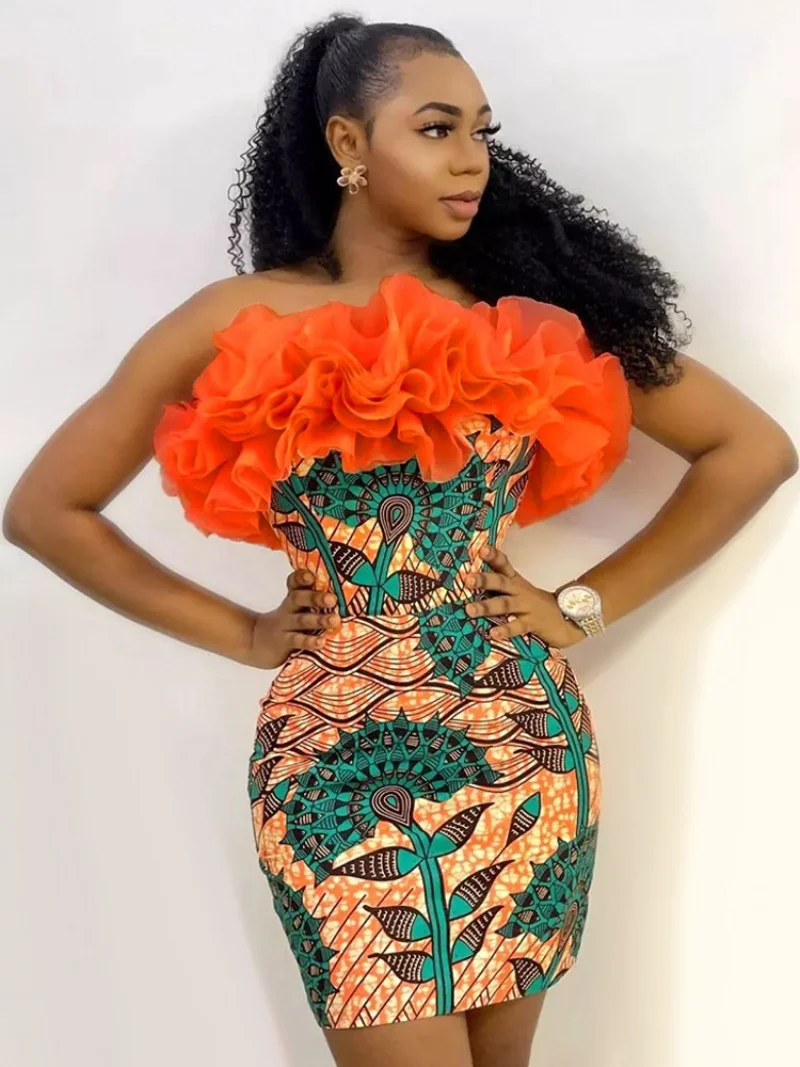 Dashiki African Dresses For Women Summer Slash Neck Sexy Print Sleeveless Vestidos Fashion Casual Female Mini Pencil Dress 2022
Dashiki African Dresses For Women Summer Slash Neck Sexy Print Sleeveless Vestidos Fashion Casual Female Mini Pencil Dress 2022
