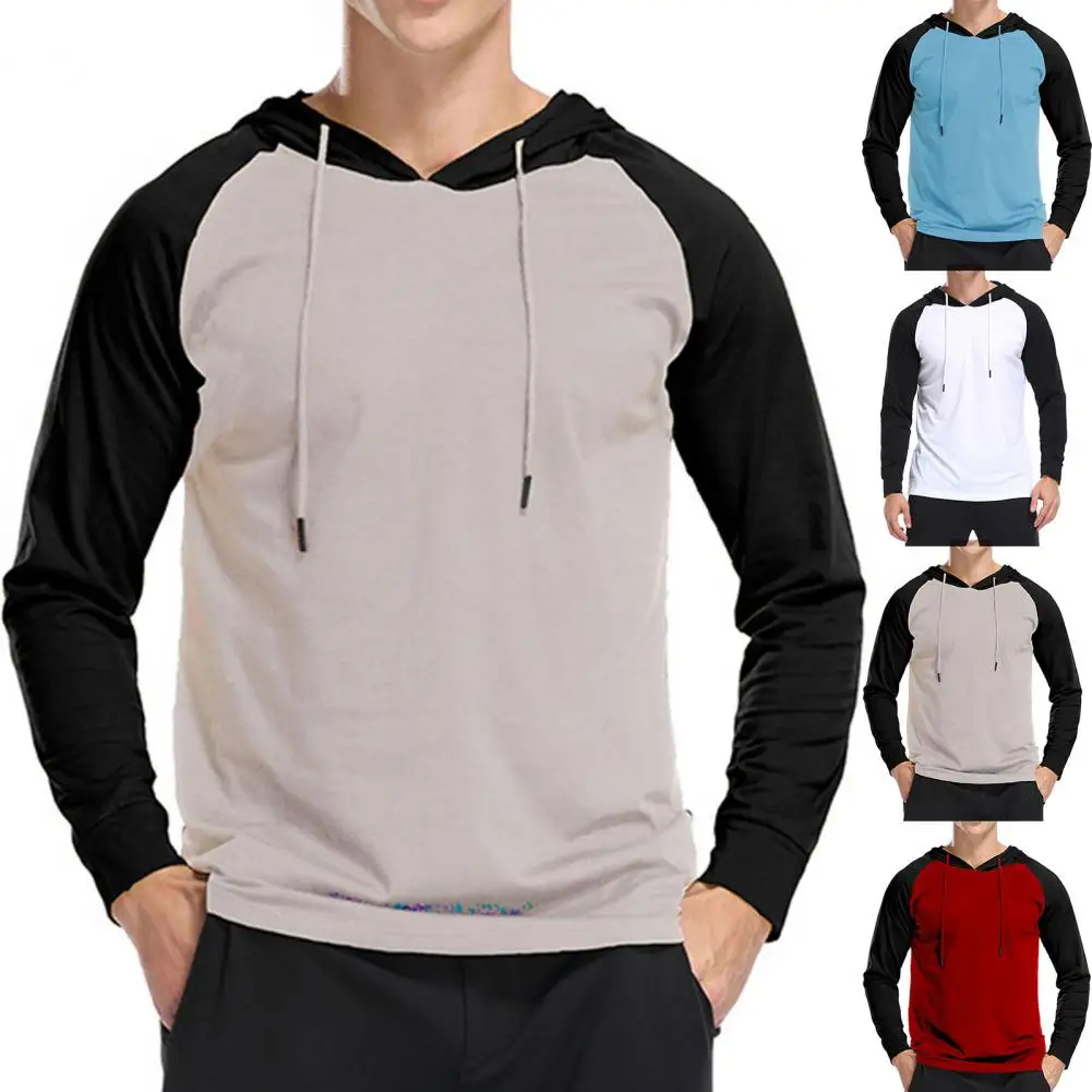 Contrast Colors Round Neck Hooded Casual Wear Resistant Long Sleeve Men Shirt All Match Drawstring Male Hoodie for Daily Wear
Contrast Colors Round Neck Hooded Casual Wear Resistant Long Sleeve Men Shirt All Match Drawstring Male Hoodie for Daily Wear