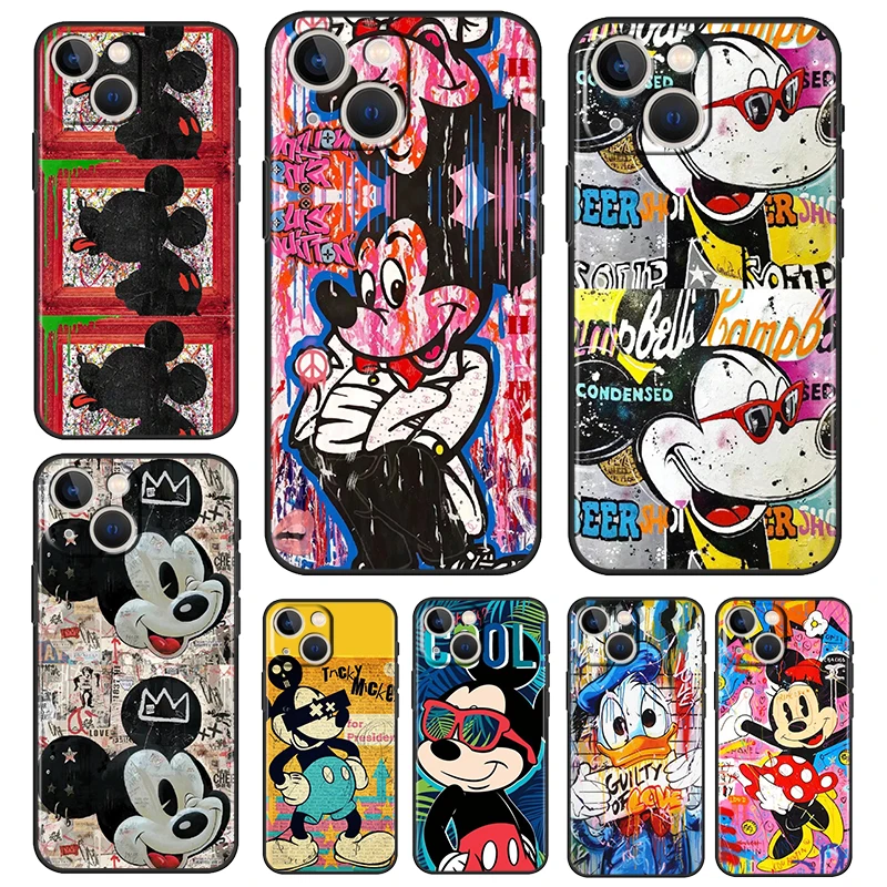 Disney Mickey Mouse Boy Cool Black Phone Case For Apple iPhone 14 13 12 11 Pro Max 8 7 X XR XS Mini Silicone Soft Cover Fundas
Disney Mickey Mouse Boy Cool Black Phone Case For Apple iPhone 14 13 12 11 Pro Max 8 7 X XR XS Mini Silicone Soft Cover Fundas