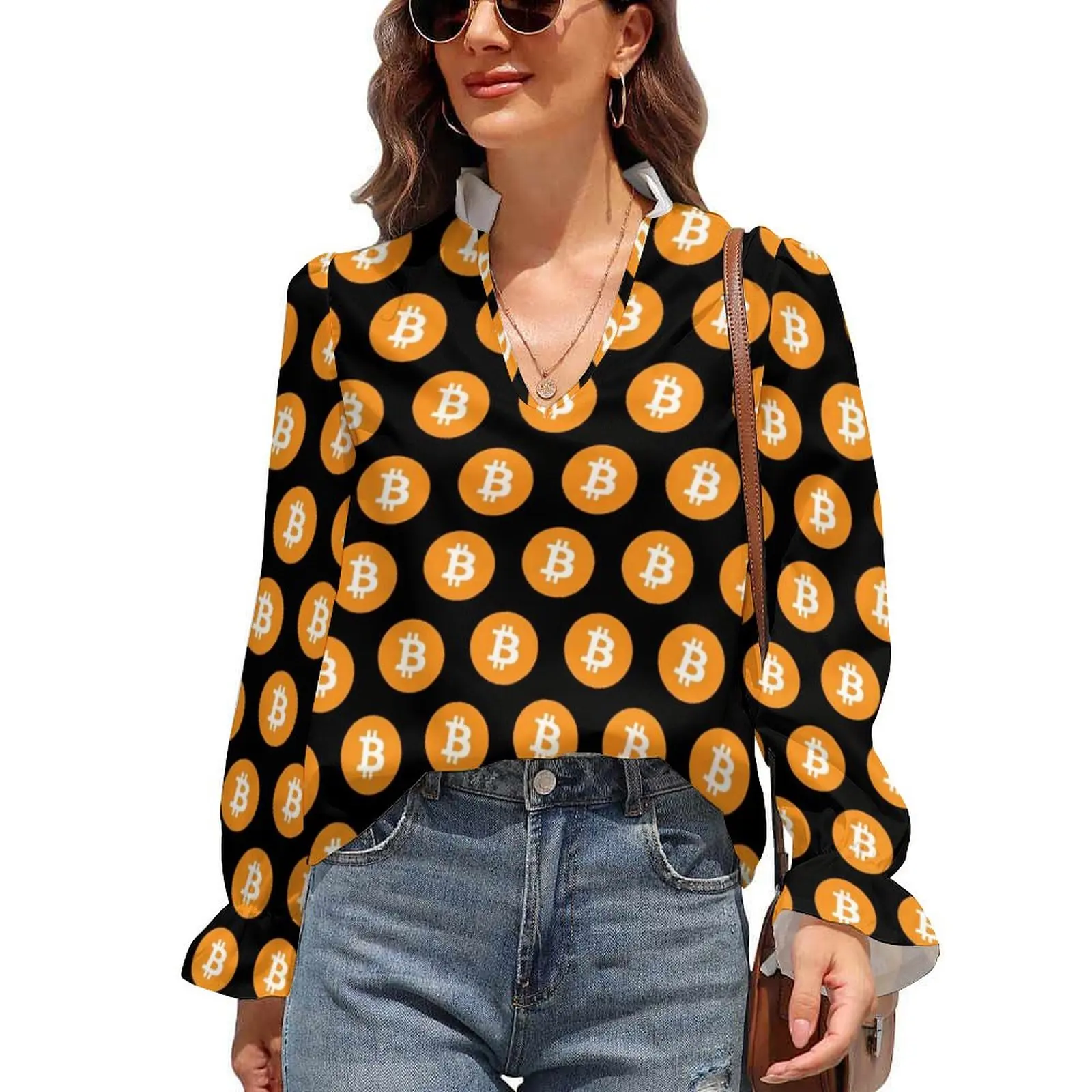 Bitcoin Blouse Cryptocurrency Puff Sleeve Large Size Spring Women Shirt Beautiful Long Sleeve Shirts
Bitcoin Blouse Cryptocurrency Puff Sleeve Large Size Spring Women Shirt Beautiful Long Sleeve Shirts