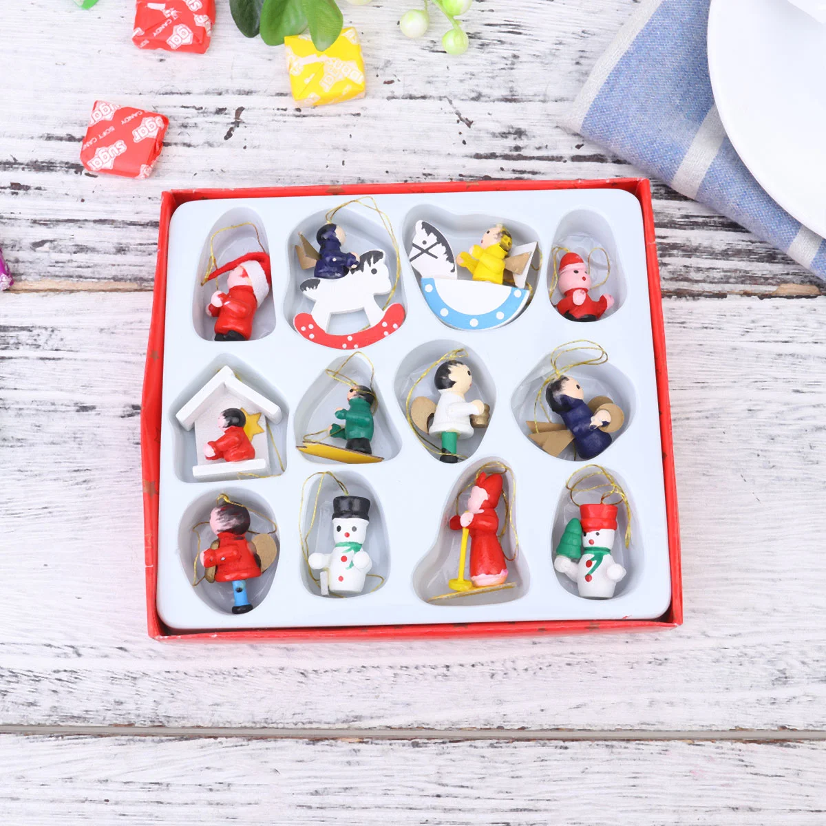 12 Pcs Wooden Mini Christmas Ornament Set Desktop Toys Party Supplies Favor Decor Countdown Advent Calendar Ornaments Miniature
12 Pcs Wooden Mini Christmas Ornament Set Desktop Toys Party Supplies Favor Decor Countdown Advent Calendar Ornaments Miniature