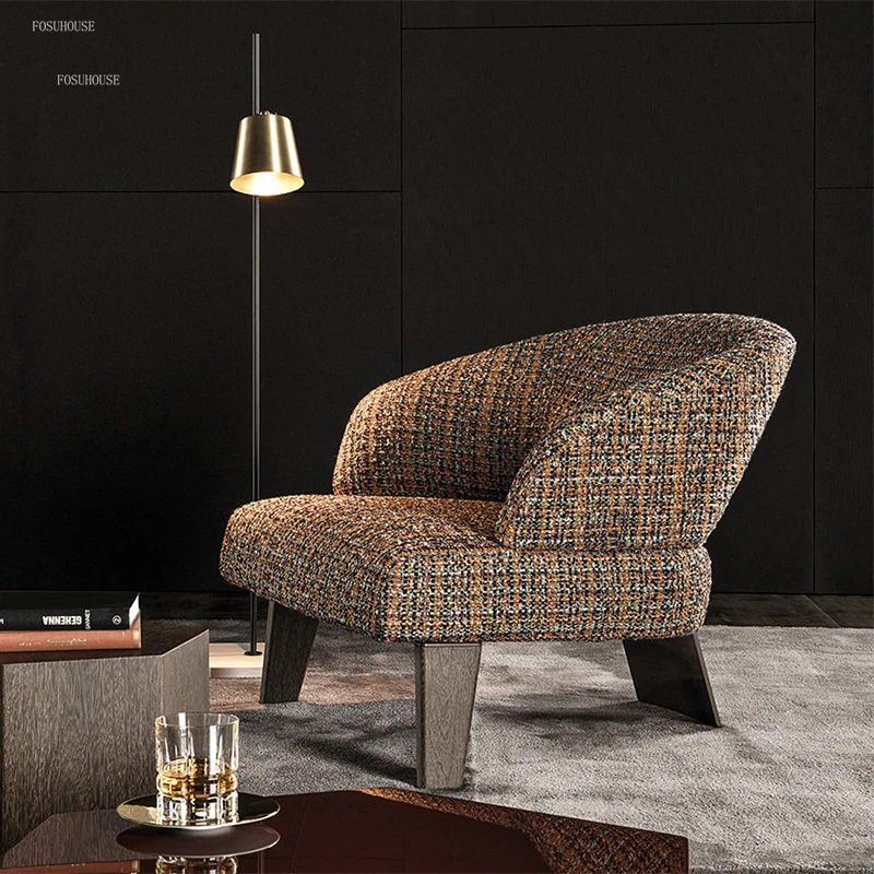 Italian Cloth Living Room Chairs Home Furniture Light Luxury Leisure Back Single Sofa Living Room Chair Hotel Reception Armchair
Italian Cloth Living Room Chairs Home Furniture Light Luxury Leisure Back Single Sofa Living Room Chair Hotel Reception Armchair