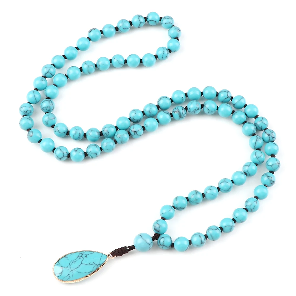 Women Vintage Bohemian Necklaces 8mm Natural Stone Beads Pendant Female Simple Clavicle Chain Necklace Man Charm Fashion Jewelry
Women Vintage Bohemian Necklaces 8mm Natural Stone Beads Pendant Female Simple Clavicle Chain Necklace Man Charm Fashion Jewelry