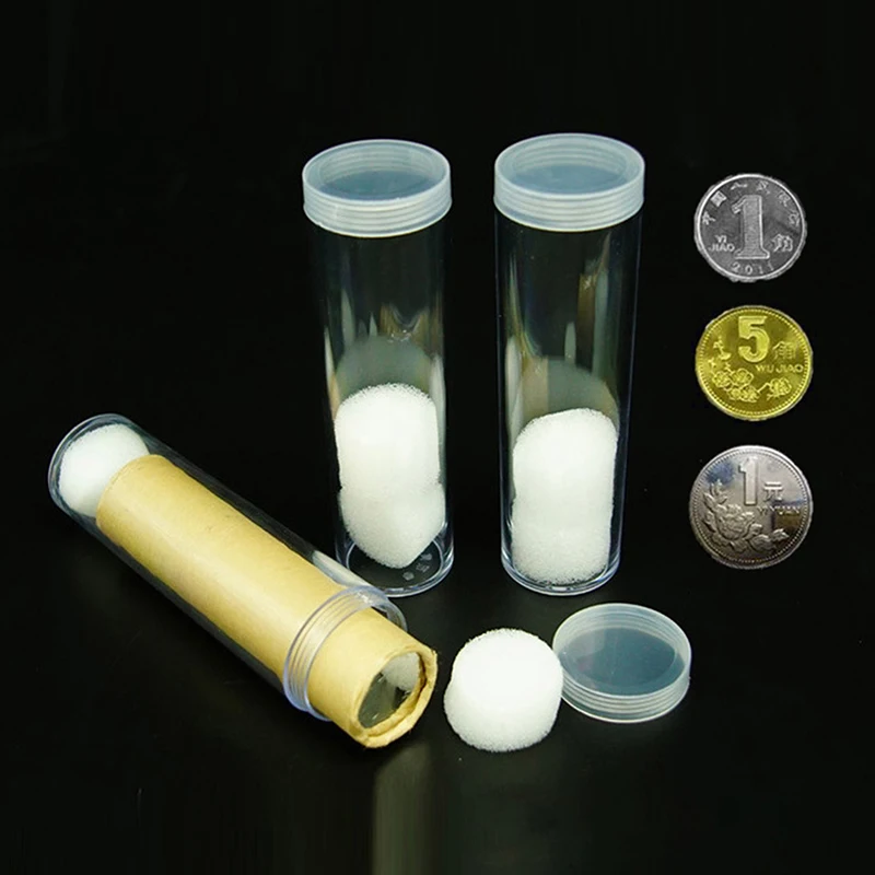 New 19-32mm Clear Plastic Roll Coins Storage Tube Protective Tube Holder Coins Collect Protect Gross Ware Tools
New 19-32mm Clear Plastic Roll Coins Storage Tube Protective Tube Holder Coins Collect Protect Gross Ware Tools