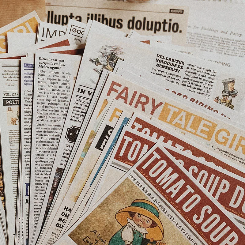 80Sheets Fairy Tales Tomato Soup Doll Craft Paper Packs Scrapbooking Happy Planner DIY Collage Decoration Photo Albums
80Sheets Fairy Tales Tomato Soup Doll Craft Paper Packs Scrapbooking Happy Planner DIY Collage Decoration Photo Albums