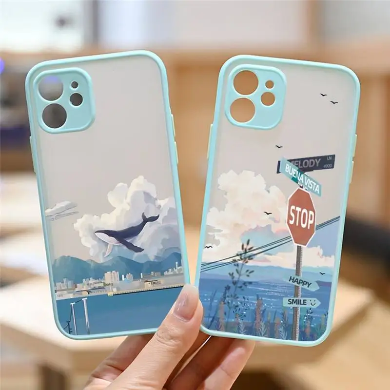 Makoto Shinkai anime style anime phone case for iphone 13 12 11 8 7 pro max X XR XS XS MAX blue sky whale phone case
Makoto Shinkai anime style anime phone case for iphone 13 12 11 8 7 pro max X XR XS XS MAX blue sky whale phone case