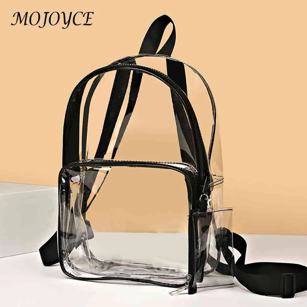 Women Solid Transparent Portable Backpack Casual PVC Clear Waterproof School Bag for Student School Travel Backpacks
Women Solid Transparent Portable Backpack Casual PVC Clear Waterproof School Bag for Student School Travel Backpacks
