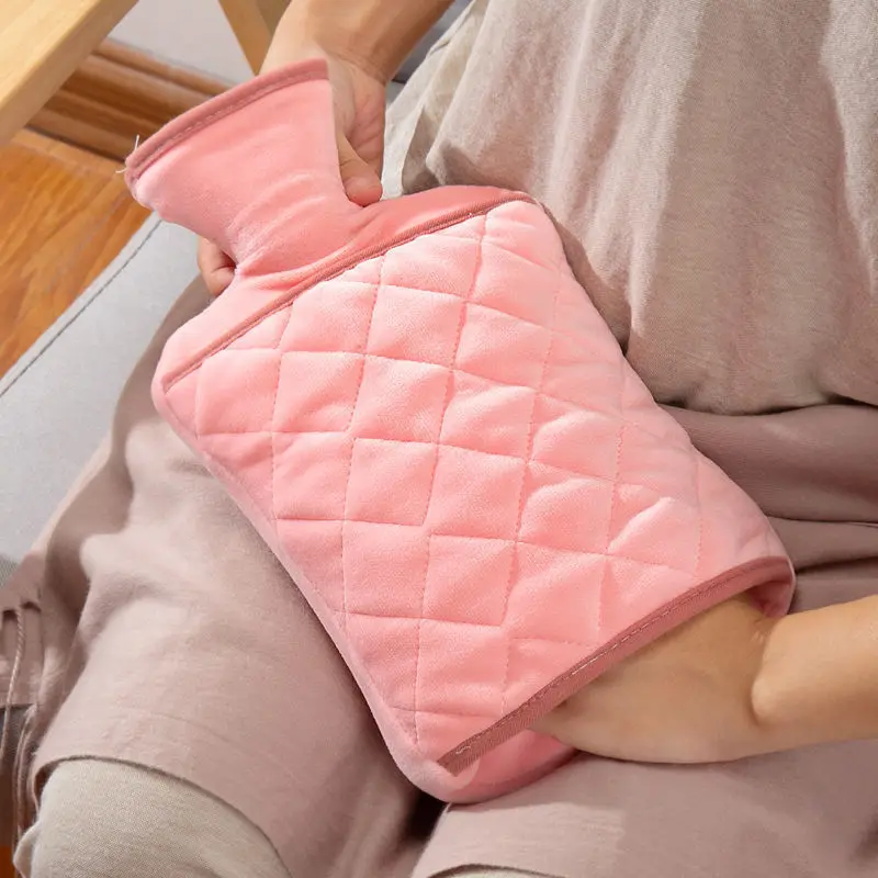 Portable Winter Hot-water Bottle Thick Plush Warm Water Bag for Female Warm Belly Hands and Feet Keep Hand Warmer Hot Water Bag
Portable Winter Hot-water Bottle Thick Plush Warm Water Bag for Female Warm Belly Hands and Feet Keep Hand Warmer Hot Water Bag